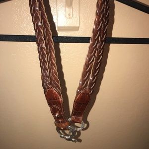 Double braid  belt